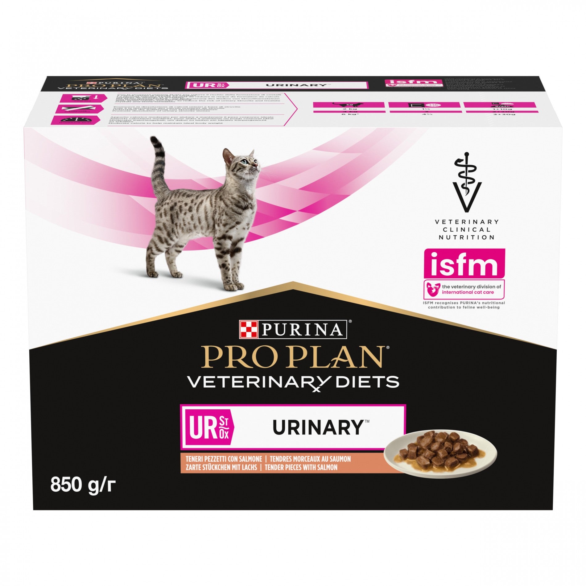 Pro Plan Veterinary Diets UR St/Ox Urinary – Pâtée en bouchées pour chat