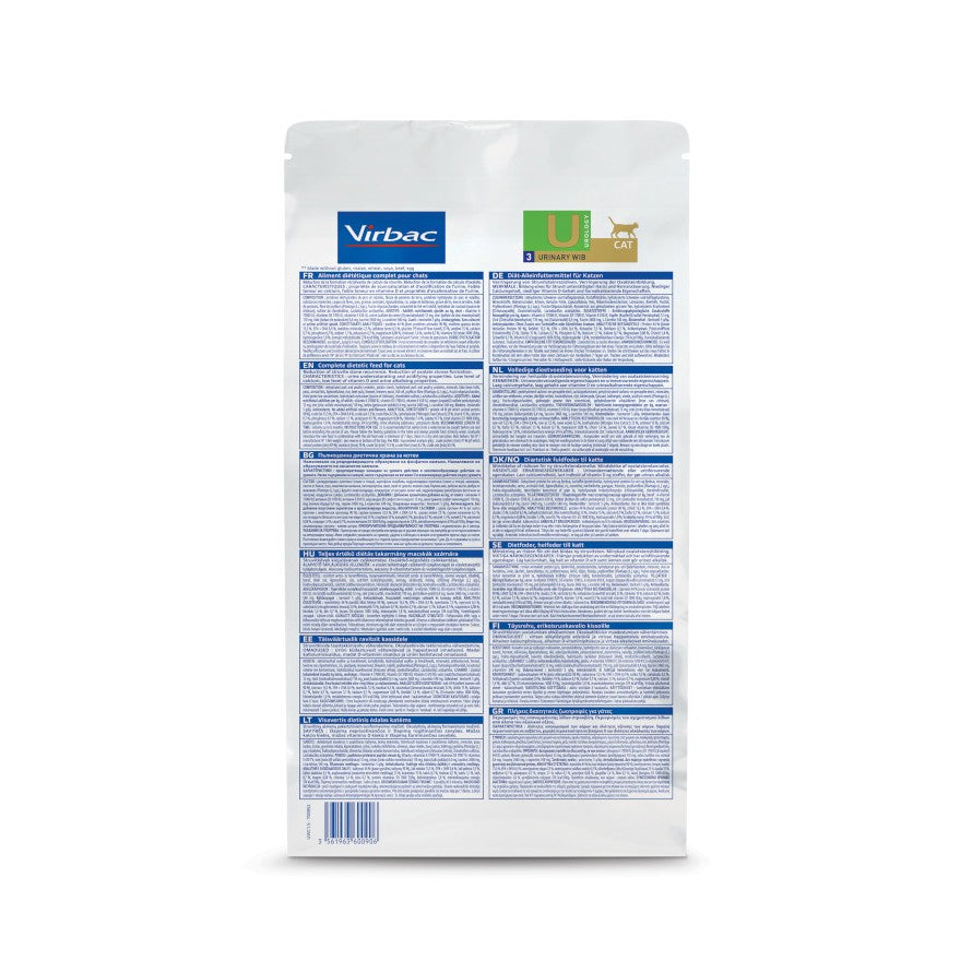 VIRBAC VETERINARY HPM Diététique Urology Urinary WIB