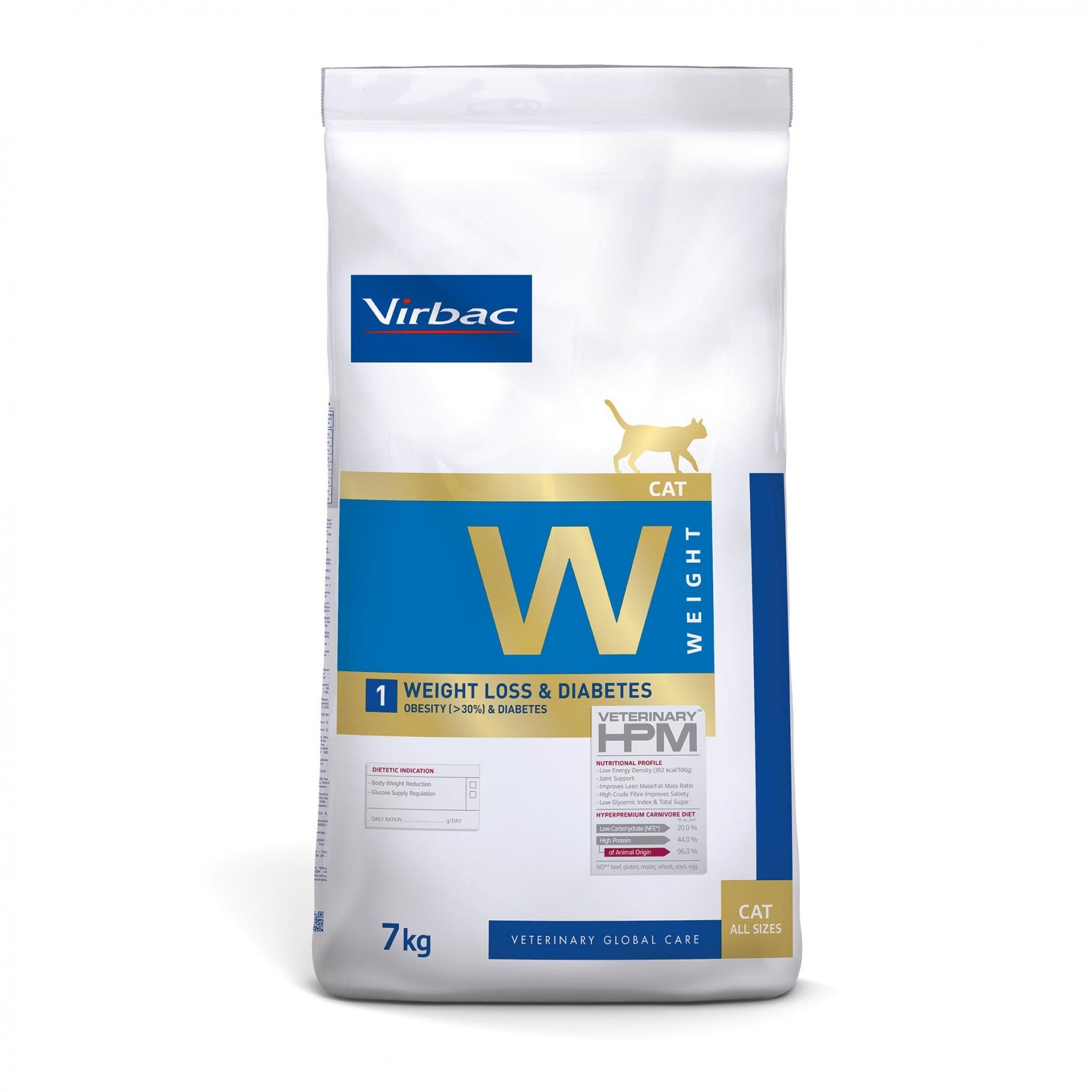 VIRBAC VETERINARY HPM Diététique Weight Loss & Diabetes
