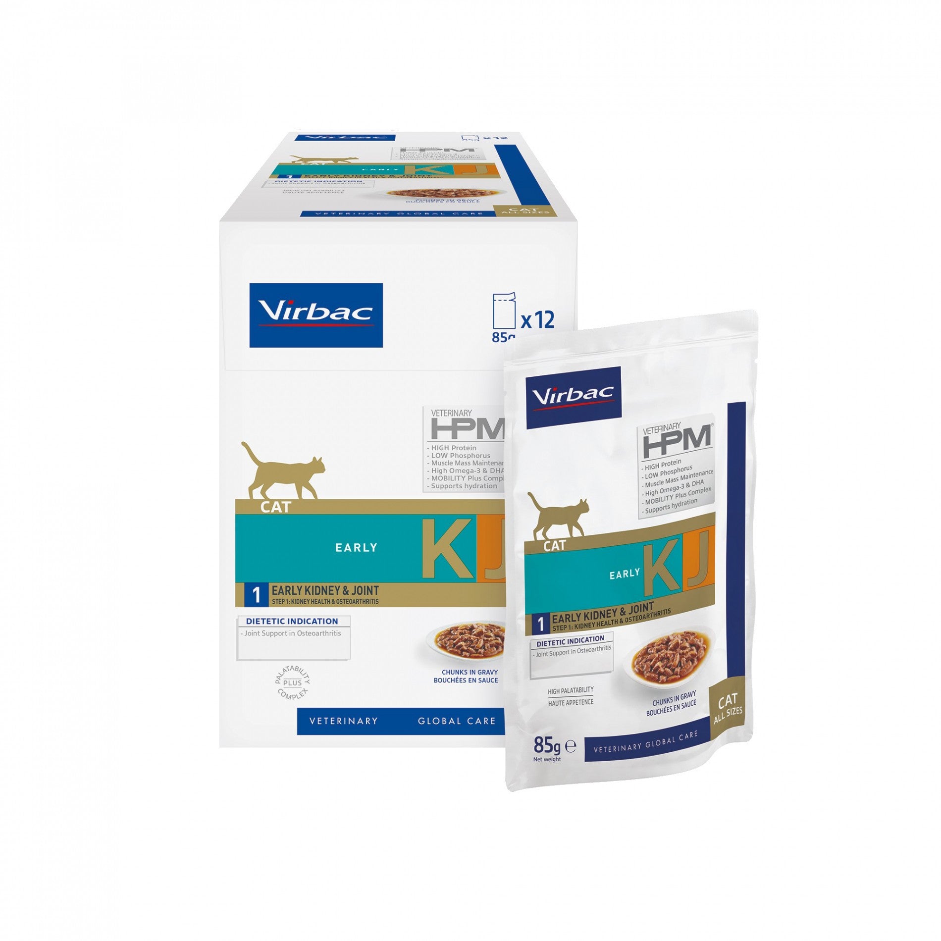 VIRBAC VETERINARY HPM Diététique Early Kidney Joint Sachet Repas