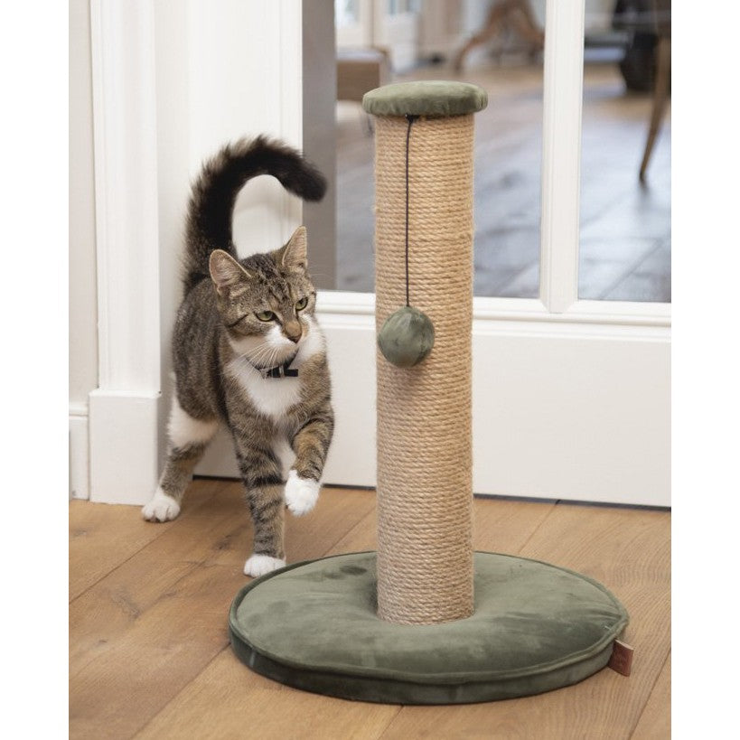 Poteau à griffer Yenna – Vert kaki
