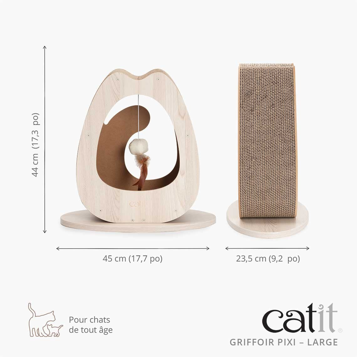 Poteau à griffer Pixi Wide