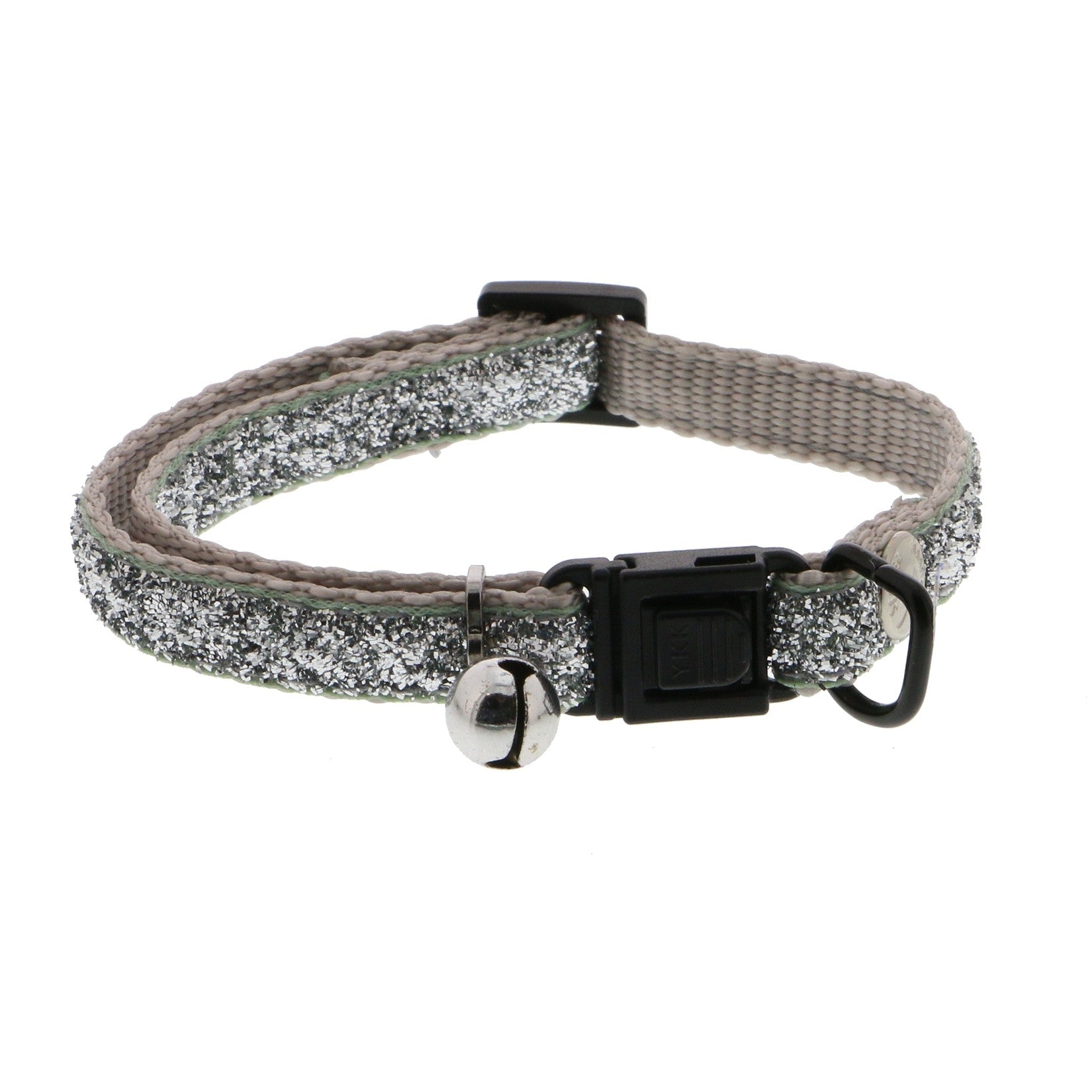 Collier paillettes avec grelot