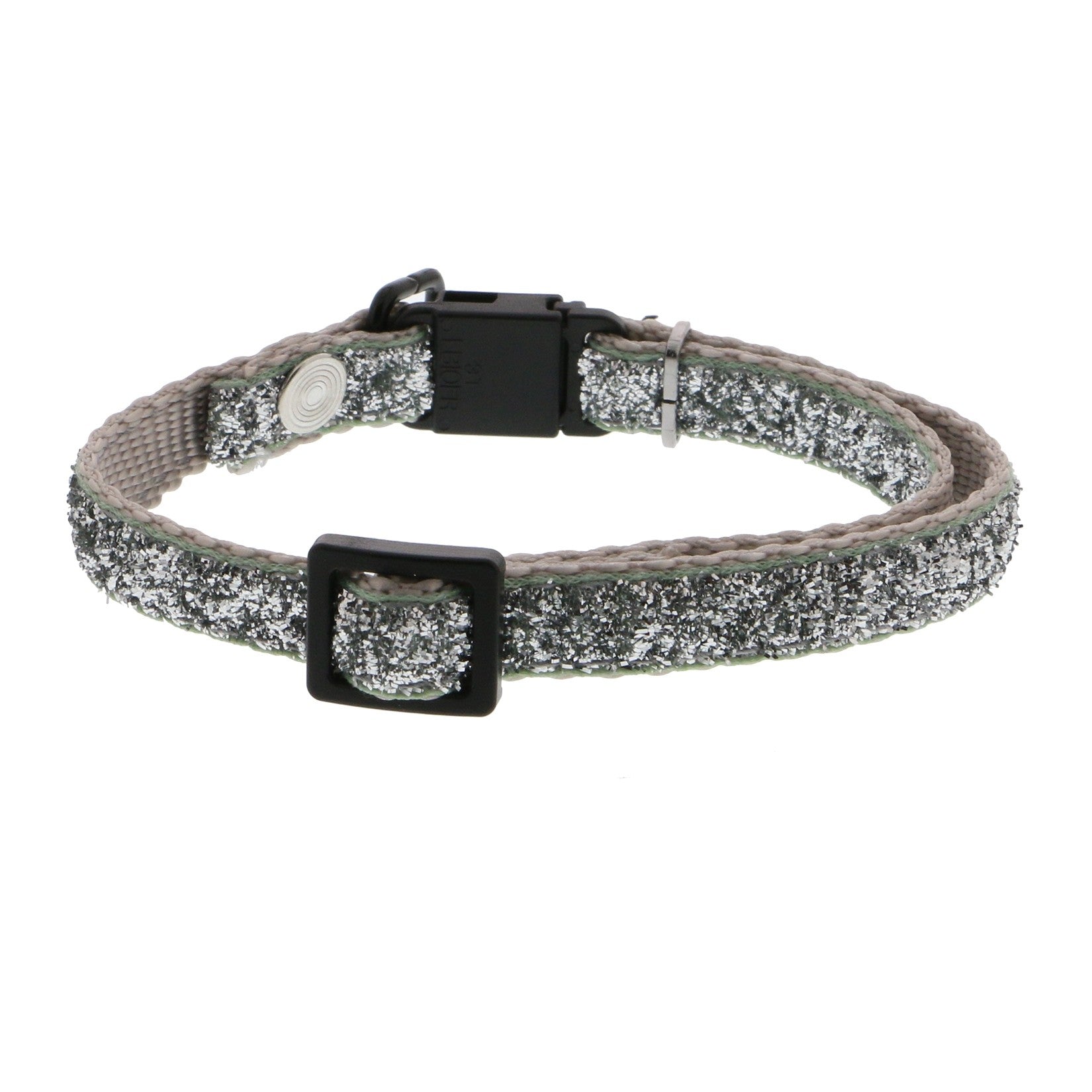 Collier paillettes avec grelot