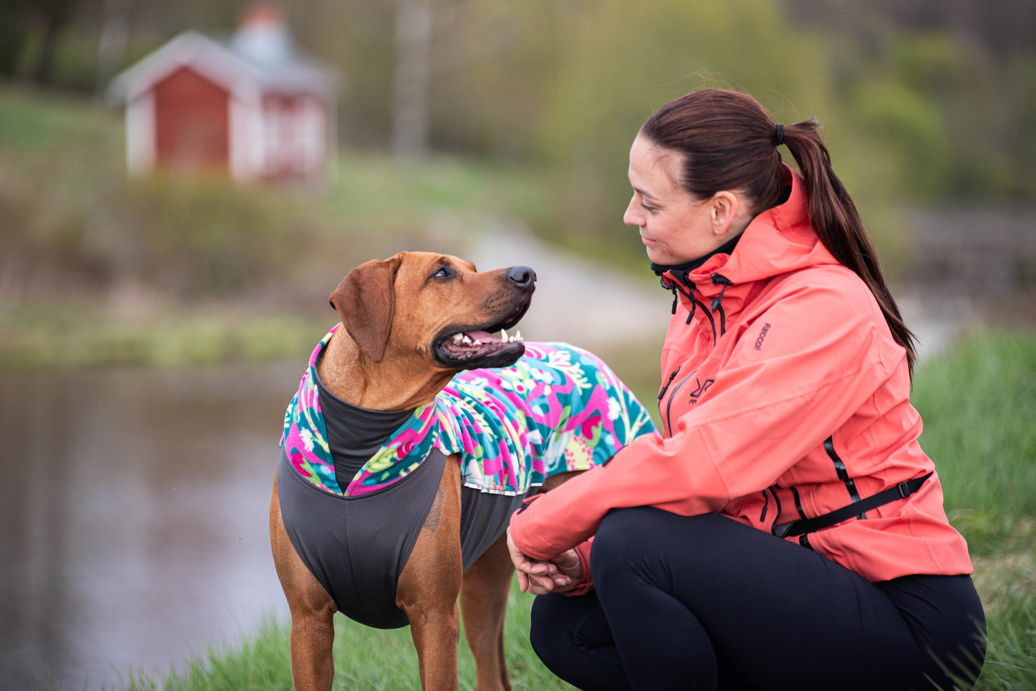 Pomppa Jumppa manteau polaire pour chien Trail