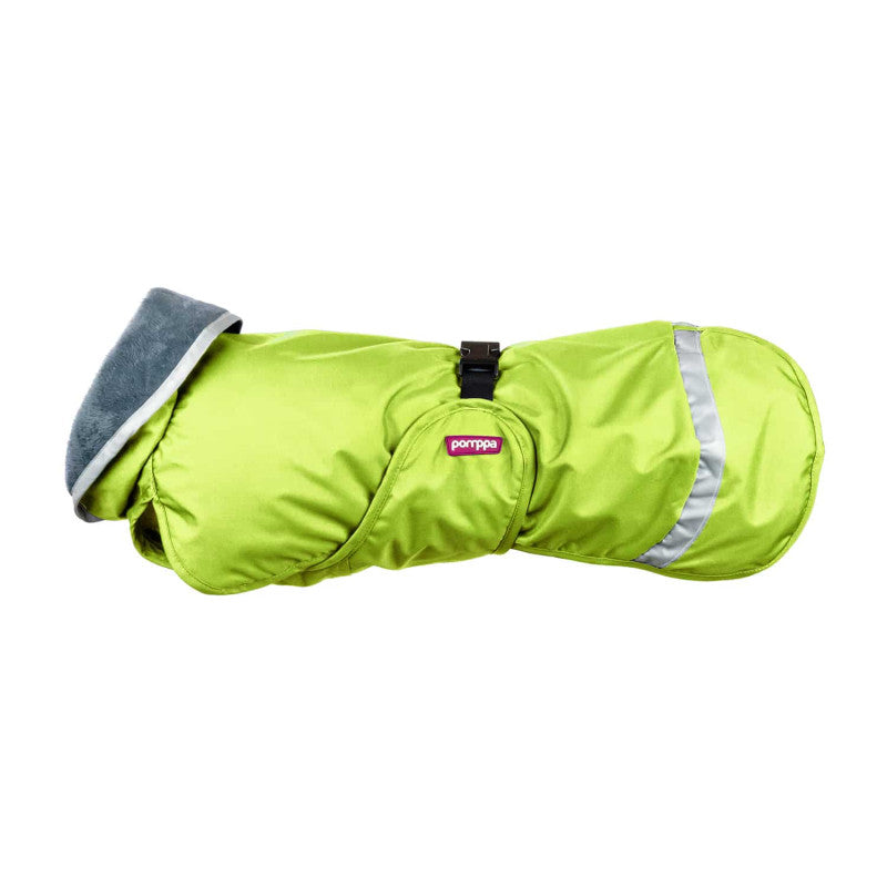 Pomppa Kevyt manteau imperméable pour chien Lime