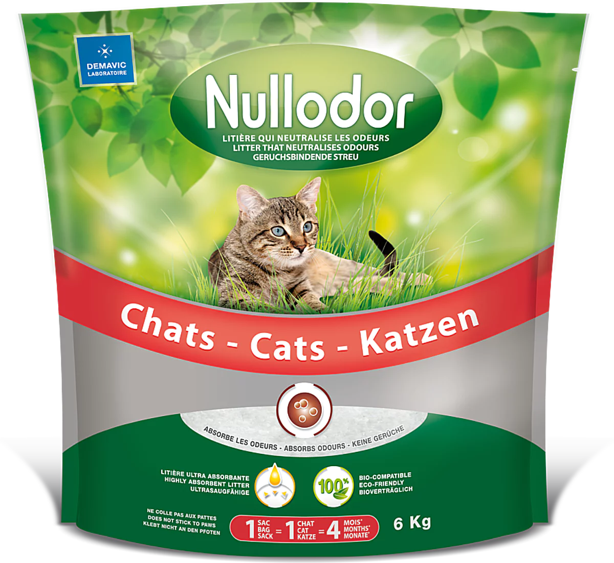 Litière Nullodor chat