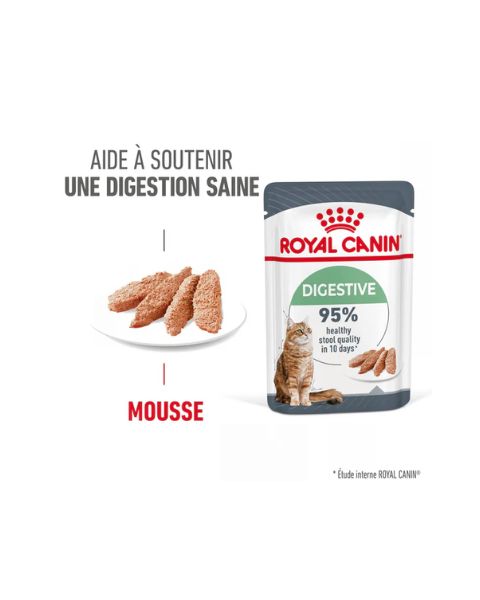 ROYAL CANIN Digestive Care en Mousse – Pâtée pour chat