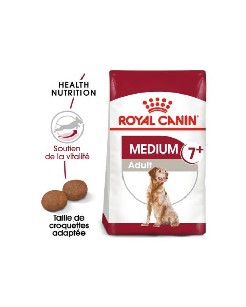 ROYAL CANIN Medium Adult 7+ - Croquettes pour chien