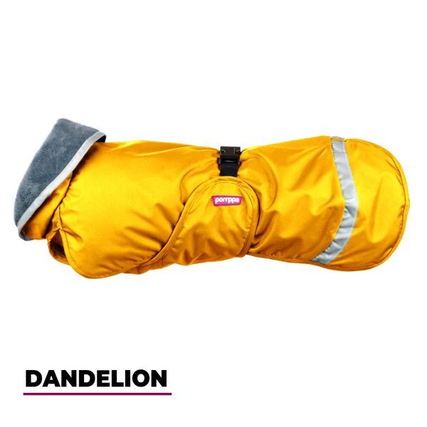 Pomppa Toppa manteau imperméable doublé pour chien Dandelion