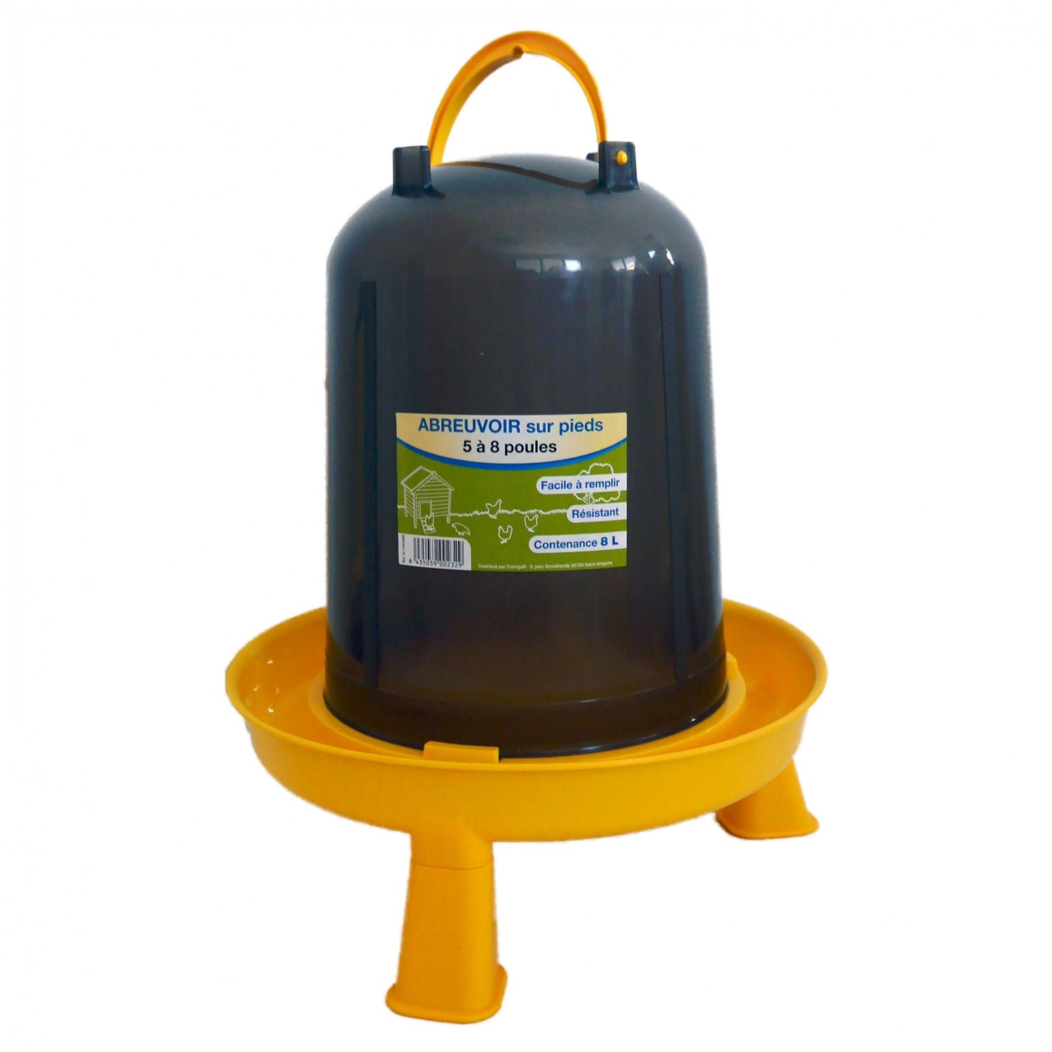 Abreuvoir à baïonnette sur pieds