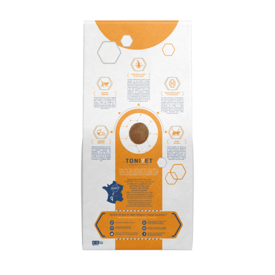 Tonivet Adulte Stérilisé Poulet Croquette Pour Chat