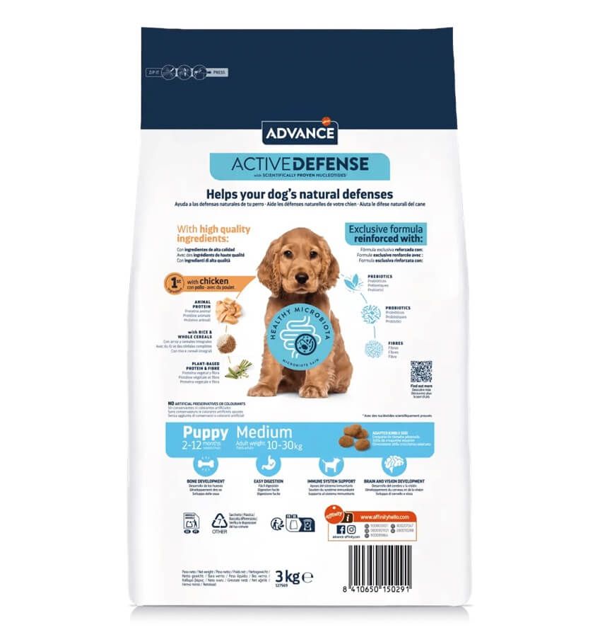 Advance Puppy Dog Medium Poulet