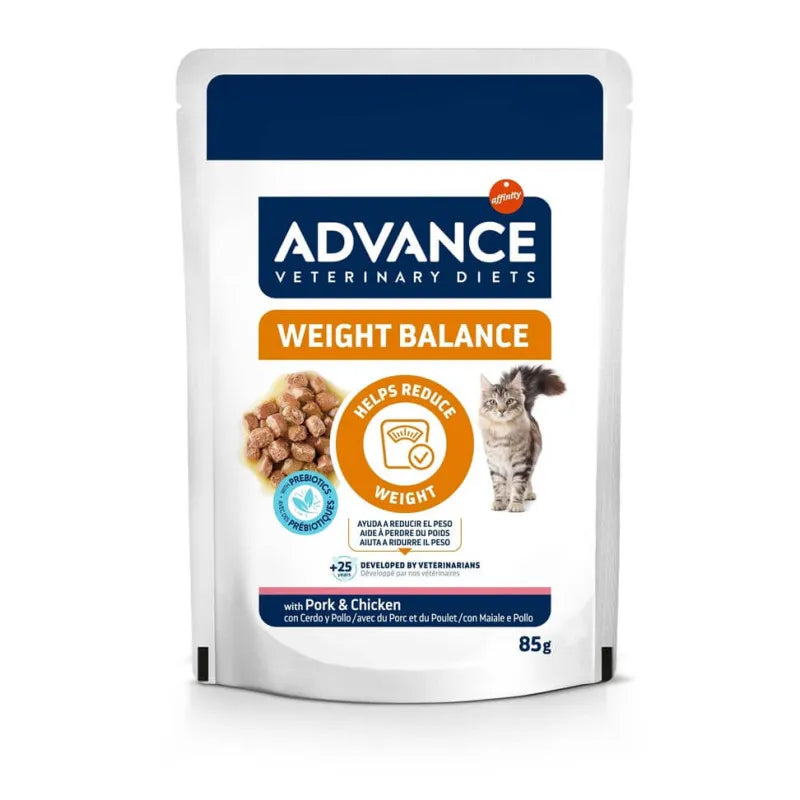 Advance Weight Balance Porc et Poulet Sachet Repas Chat