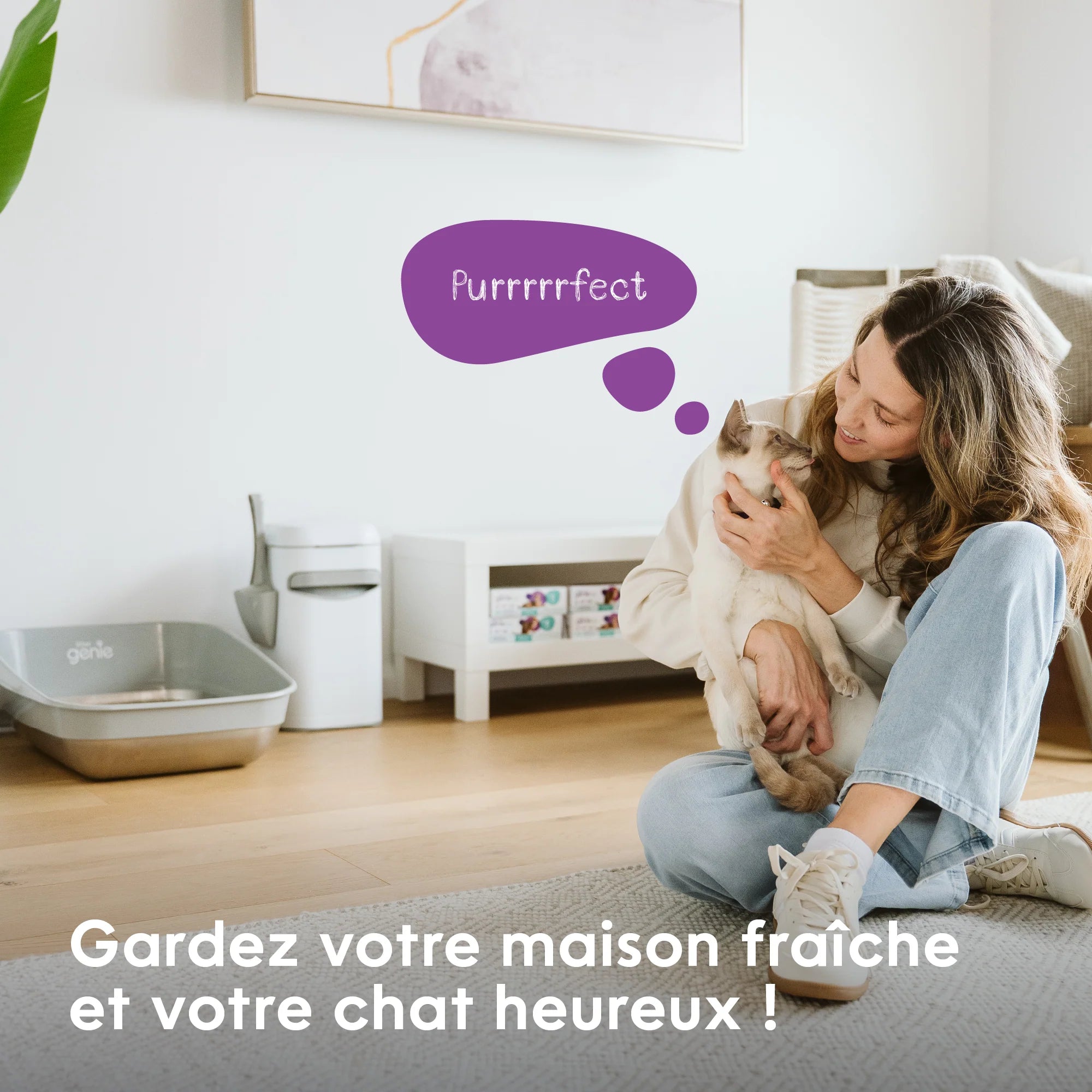 Bac à litière LitterLocker par Litter Genie® Platinum