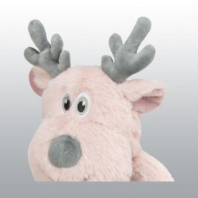 Jouet peluche renne avec corde noël