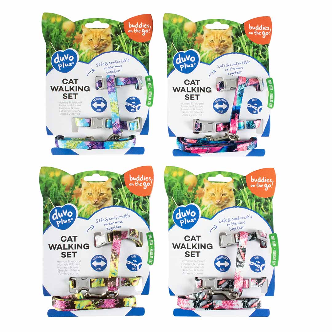 Harnais+laisse chat Indian Splash