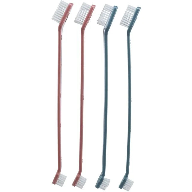 BROSSE A DENTS 2 TETES X4