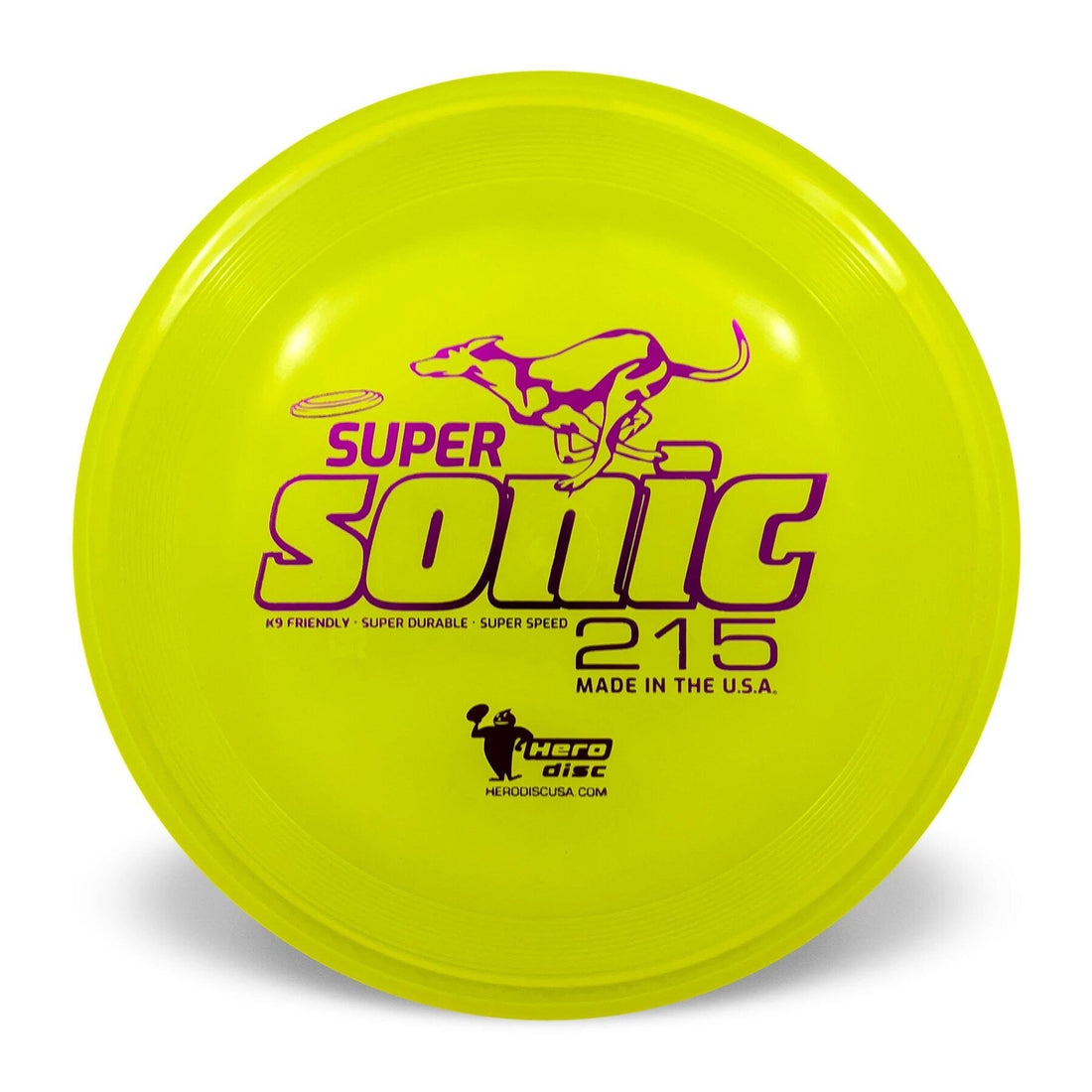 Hero Disc USA SUPERSONIC K9 CANDY JAUNE