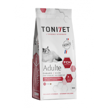 Tonivet Chat Adulte Sterilisé Canard
