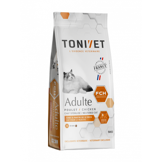 Tonivet Chat Adulte Sterilisé Poulet