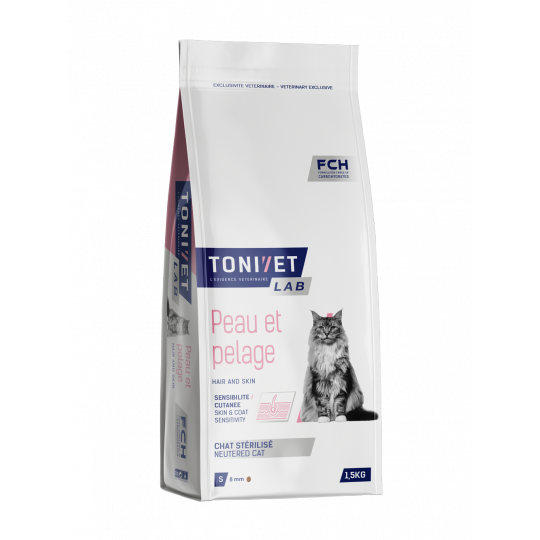 Tonivet Chat Stérilisé Peau Pelage