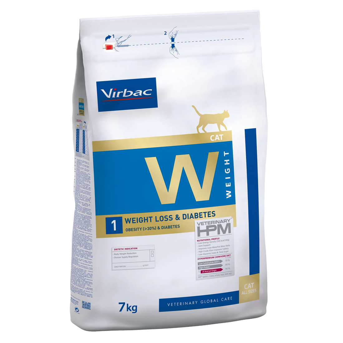 VIRBAC VETERINARY HPM Diététique Weight Loss &amp; Diabetes