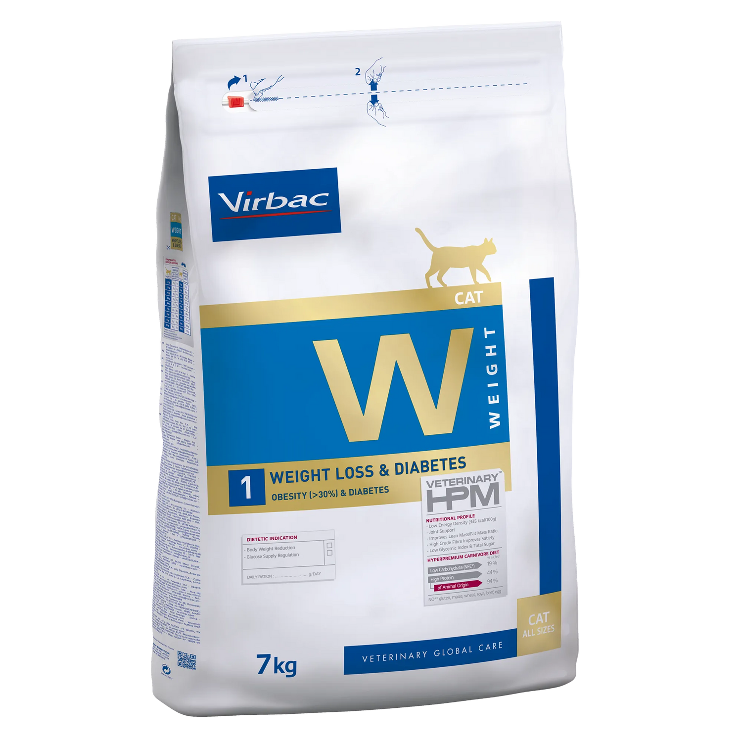 VIRBAC VETERINARY HPM Diététique Weight Loss &amp; Diabetes