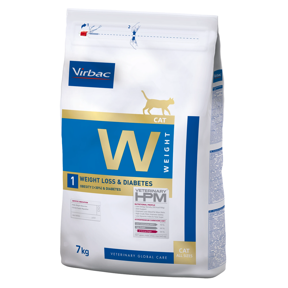 VIRBAC VETERINARY HPM Diététique Weight Loss &amp; Diabetes