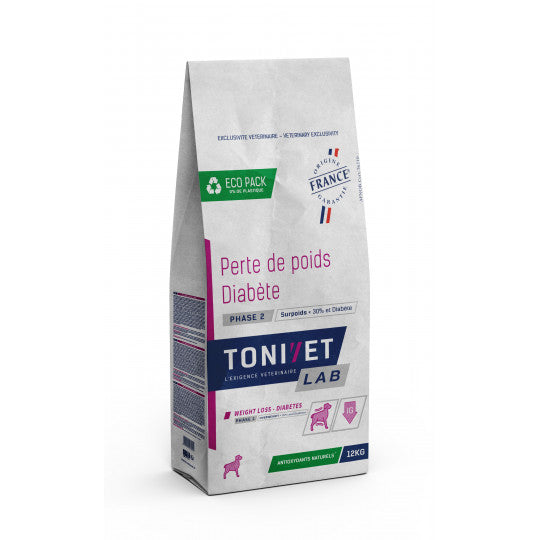 Tonivet Lab Chien Poids Diabete 2