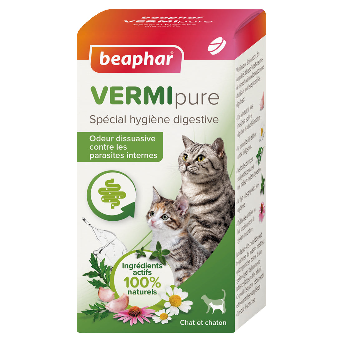 Vermipure Comprimés Purge pour chat