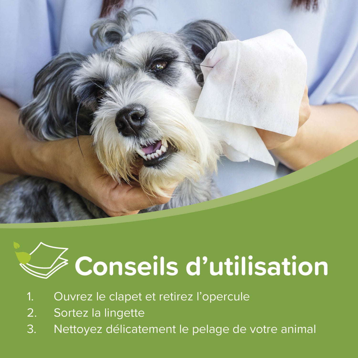 Lingettes nettoyantes à l&