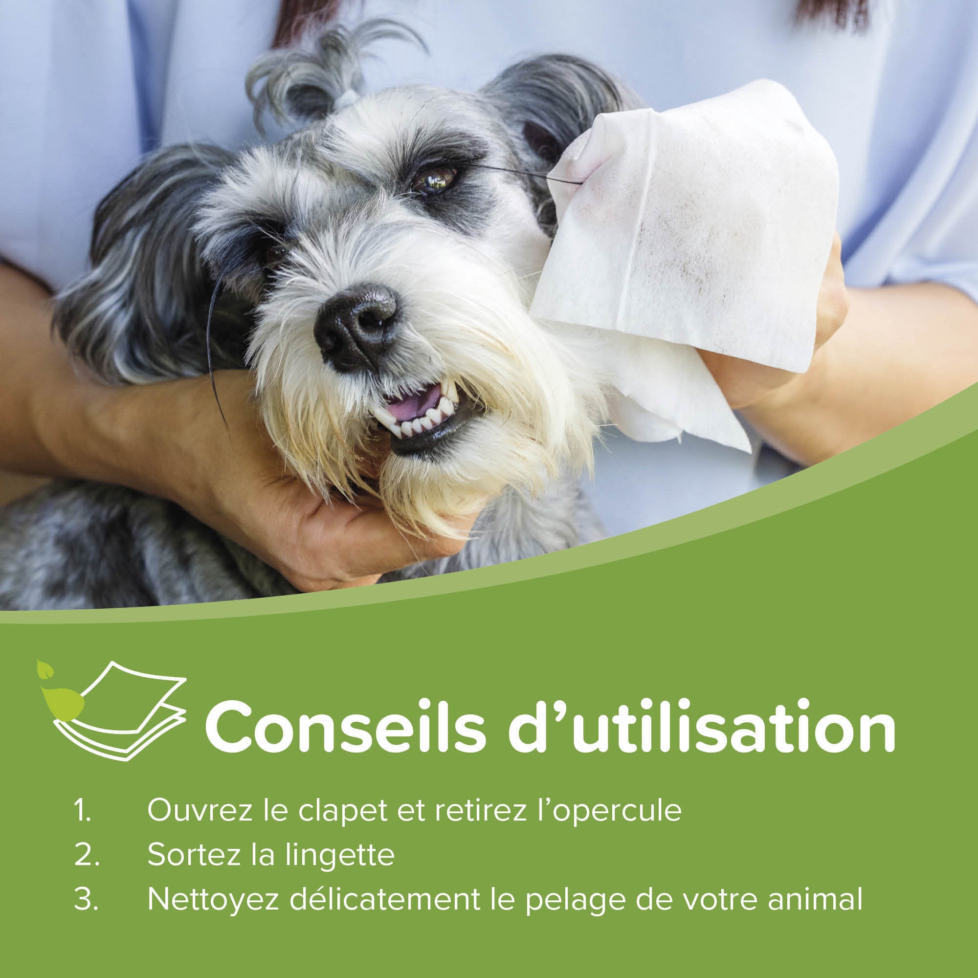 Lingettes nettoyantes à l&