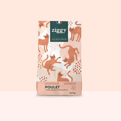 Ziggy Chat Adulte Stérilisé Poulet