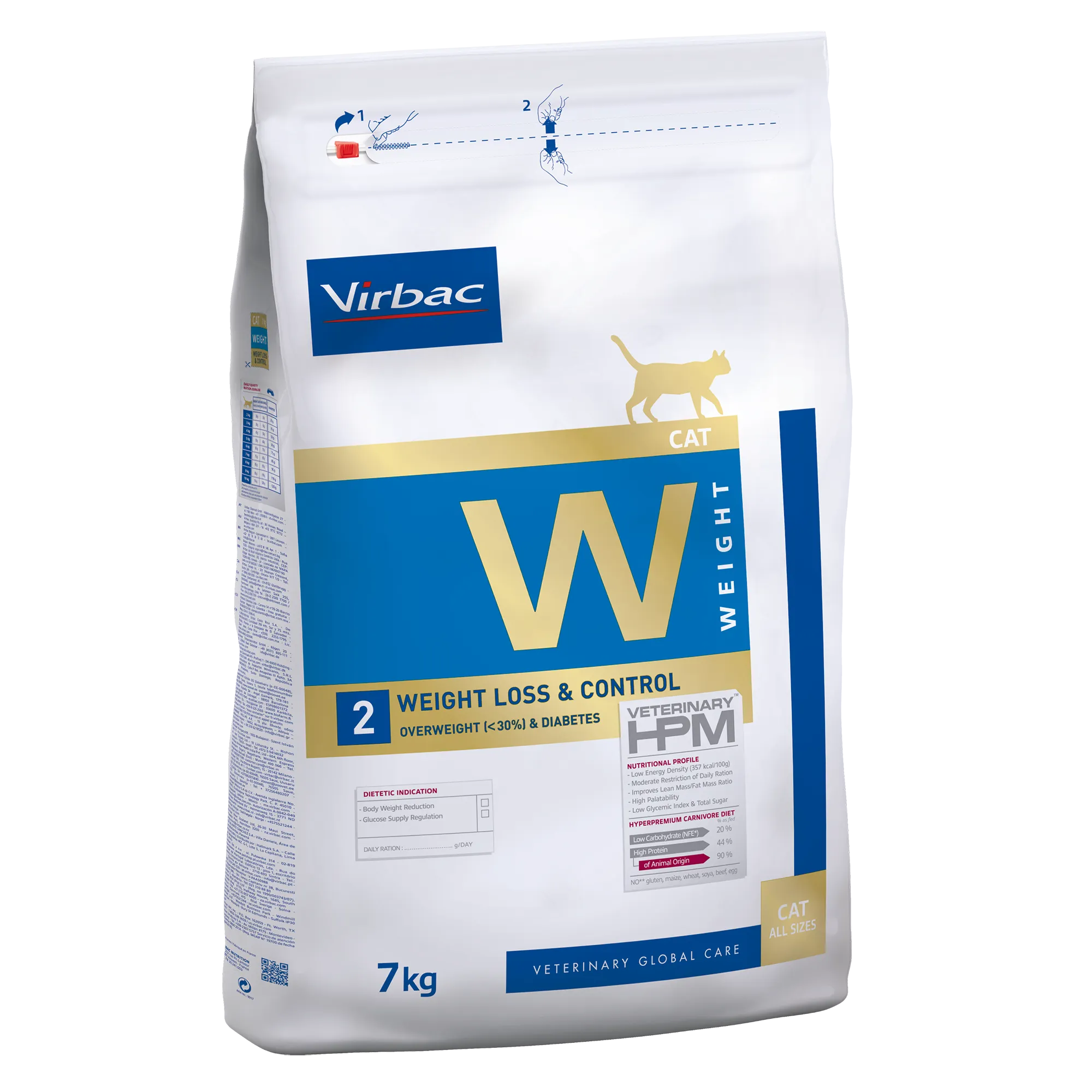 VIRBAC VETERINARY HPM Diététique Weight Loss &amp; Control