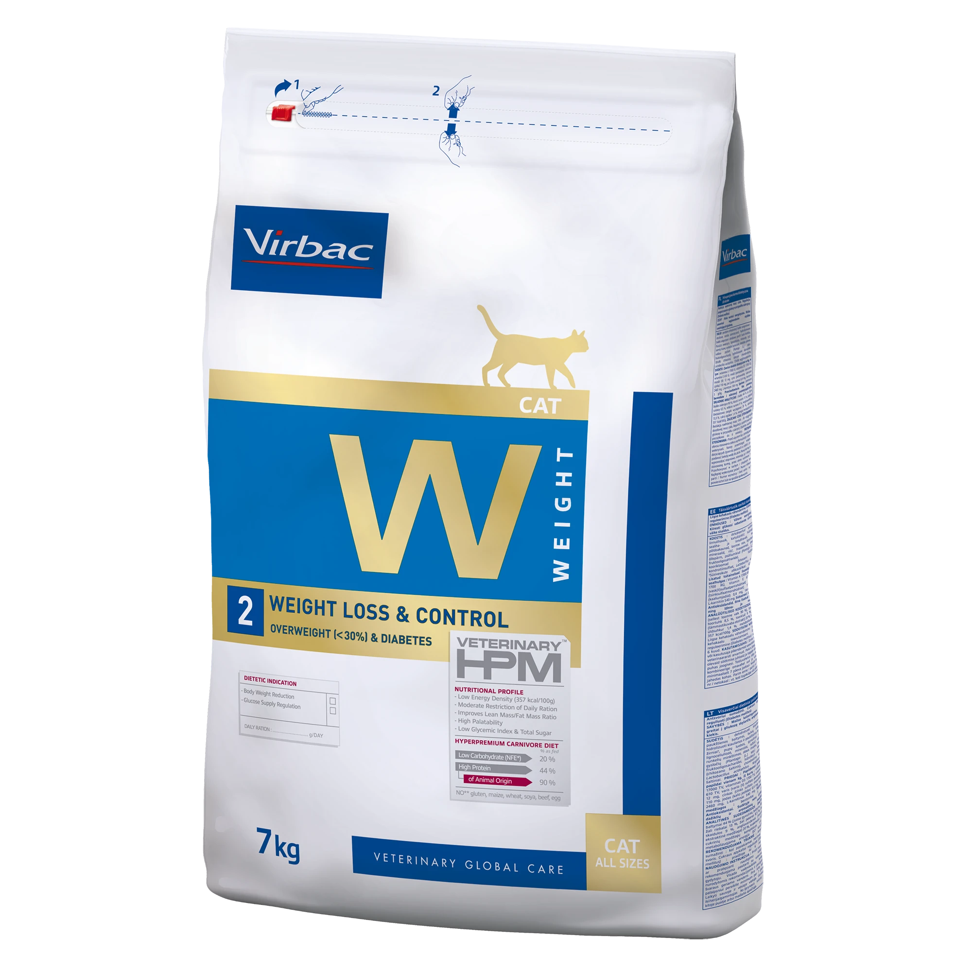 VIRBAC VETERINARY HPM Diététique Weight Loss &amp; Control