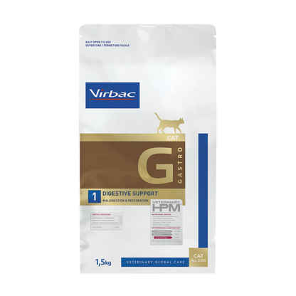 VIRBAC VETERINARY HPM Diététique Gastro Digestive Support Chat