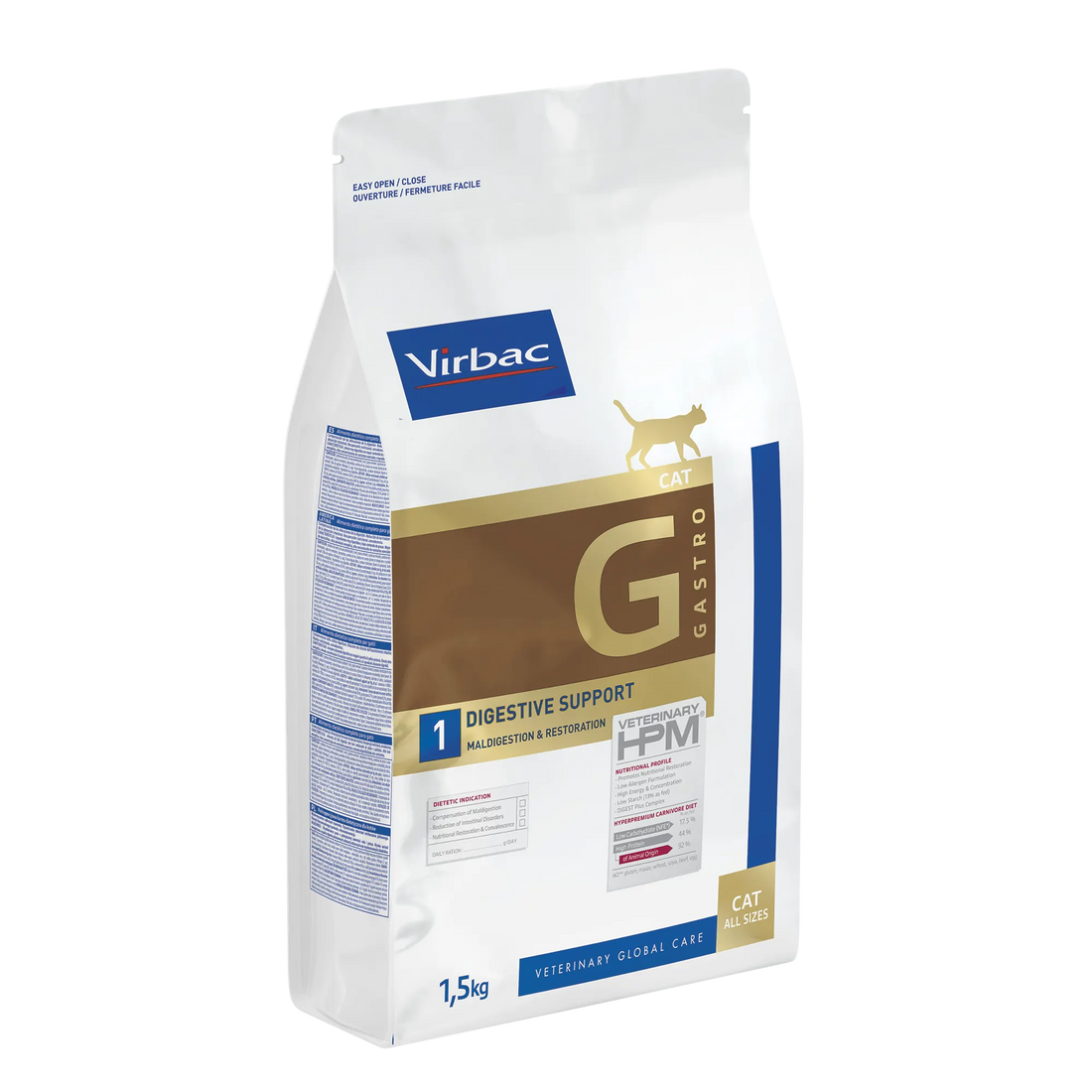 VIRBAC VETERINARY HPM Diététique Gastro Digestive Support Chat