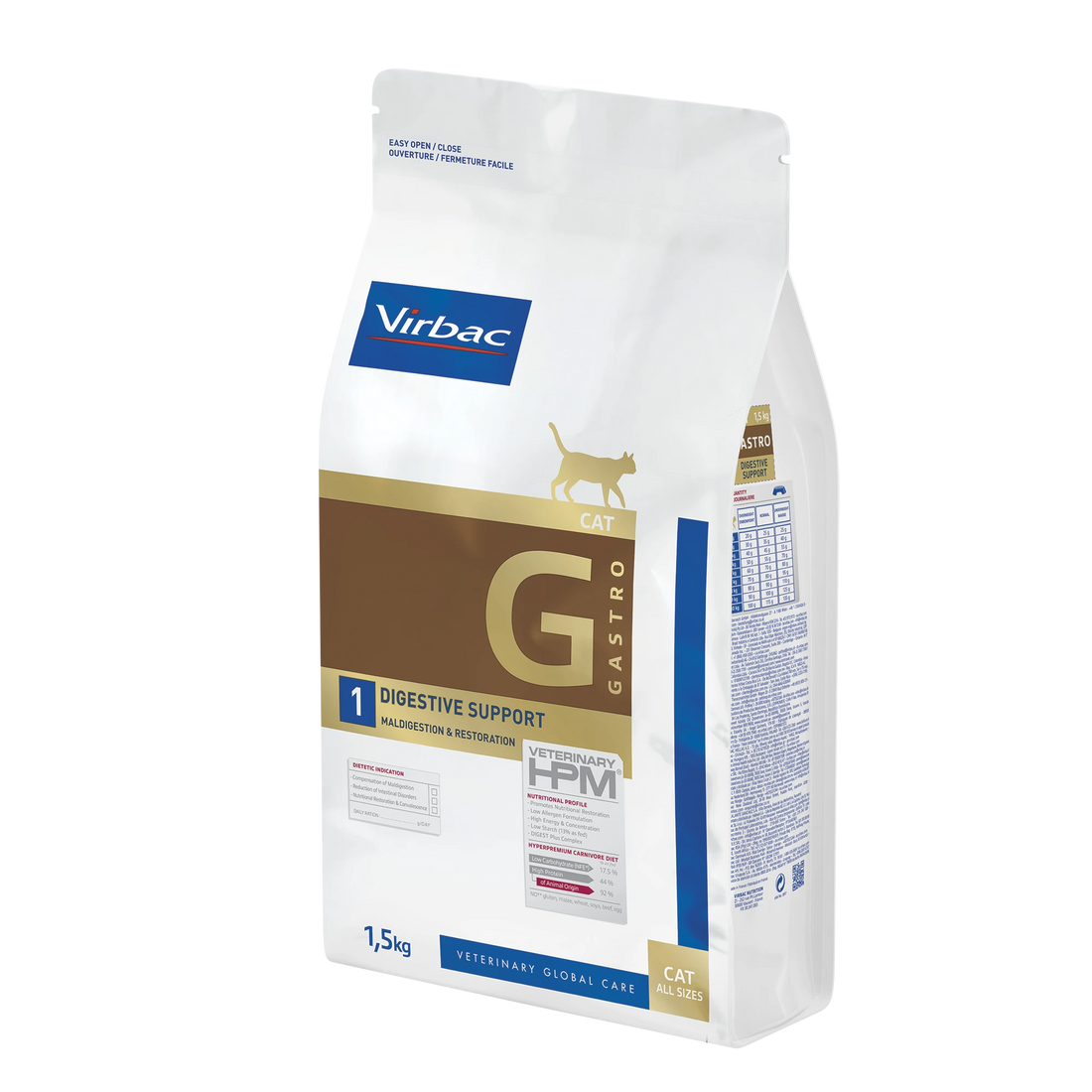 VIRBAC VETERINARY HPM Diététique Gastro Digestive Support Chat
