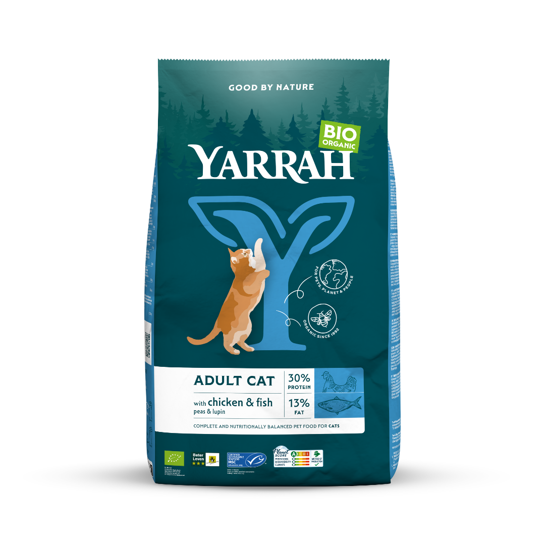 Yarrah croquettes bio pour chat adulte