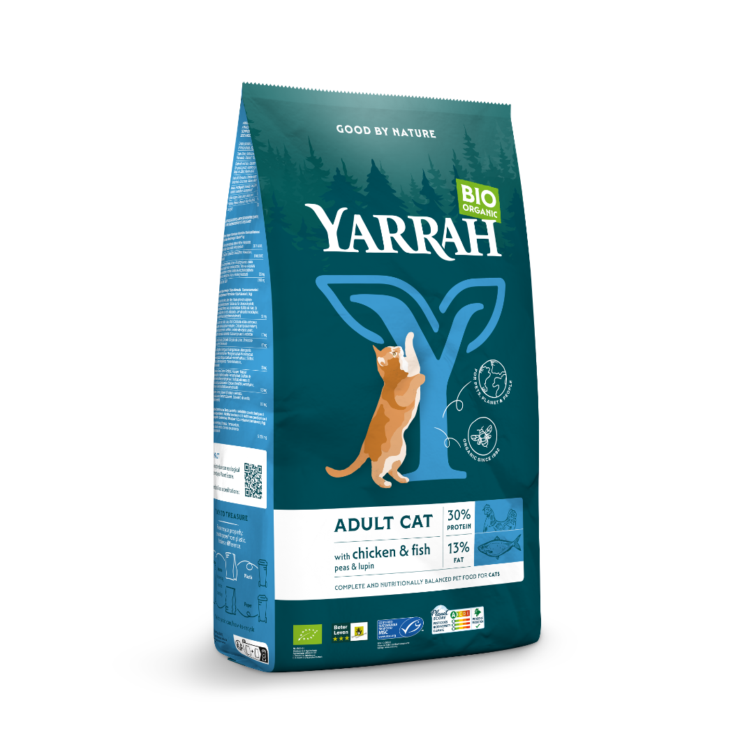 Yarrah croquettes bio pour chat adulte