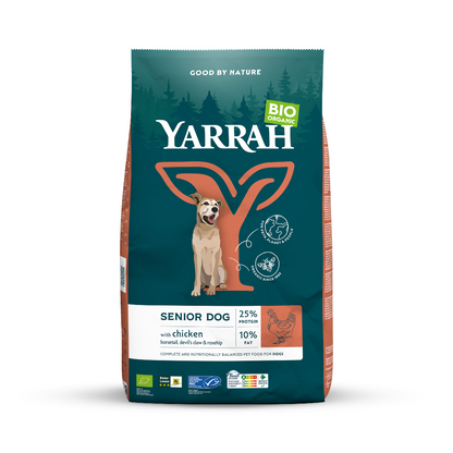 Yarrah croquettes bio pour chien senior