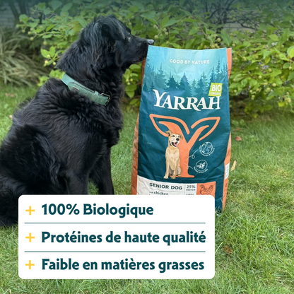 Yarrah croquettes bio pour chien senior