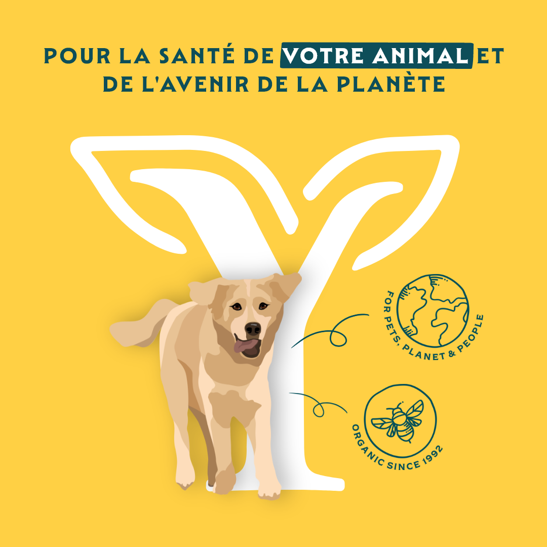 Yarrah croquettes bio sans céréales pour chien adulte