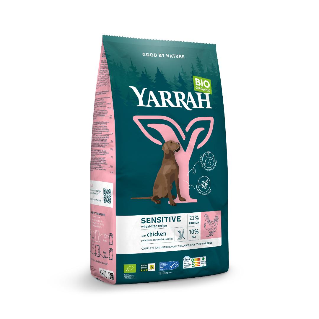 Yarrah croquettes bio pour chien sensible