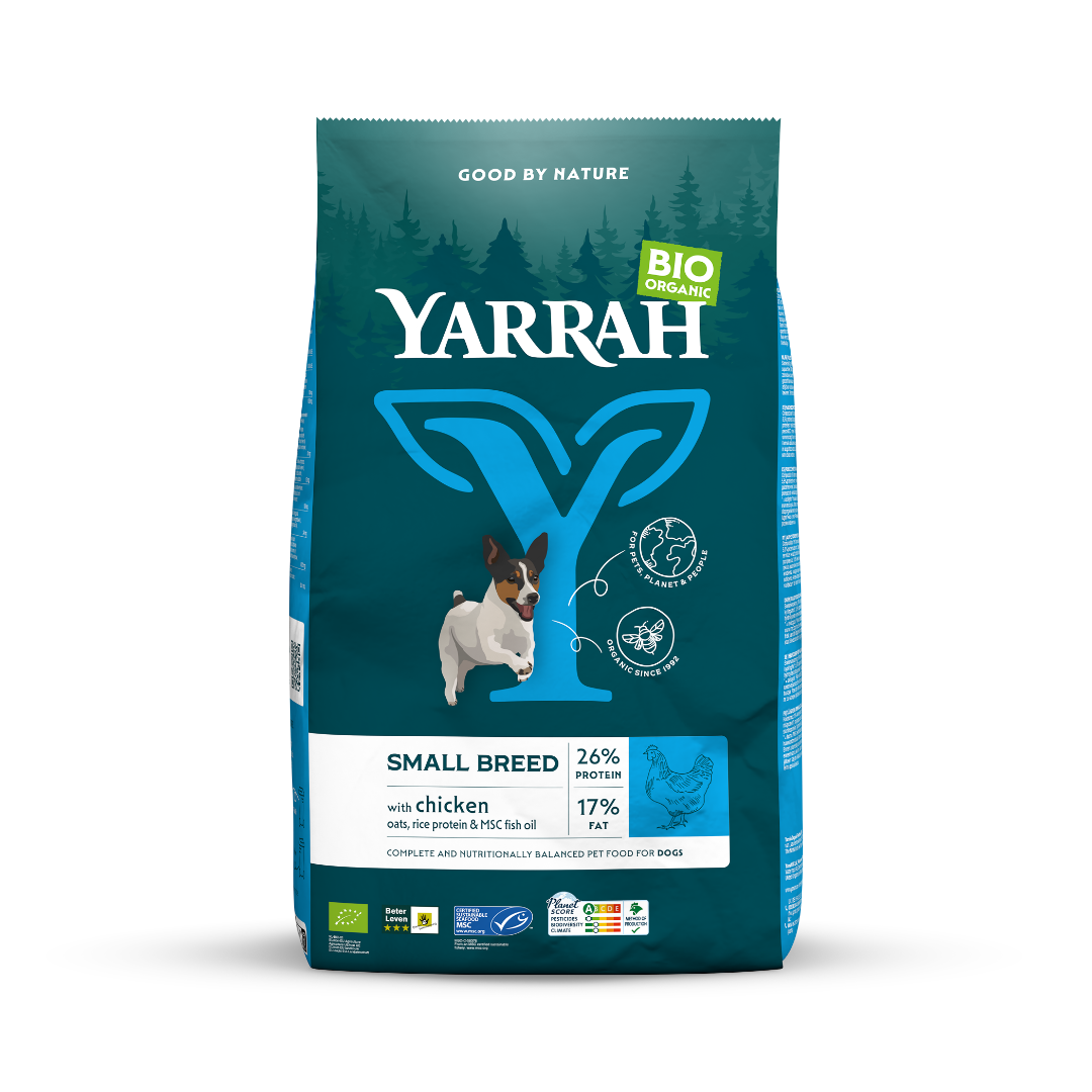 Yarrah croquettes bio pour chien de petite race