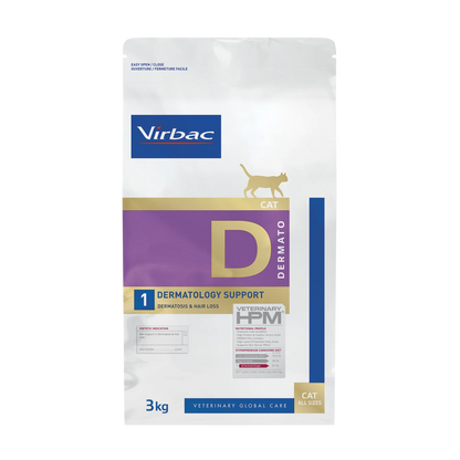 VIRBAC VETERINARY HPM Diététique Dermatology support Chat