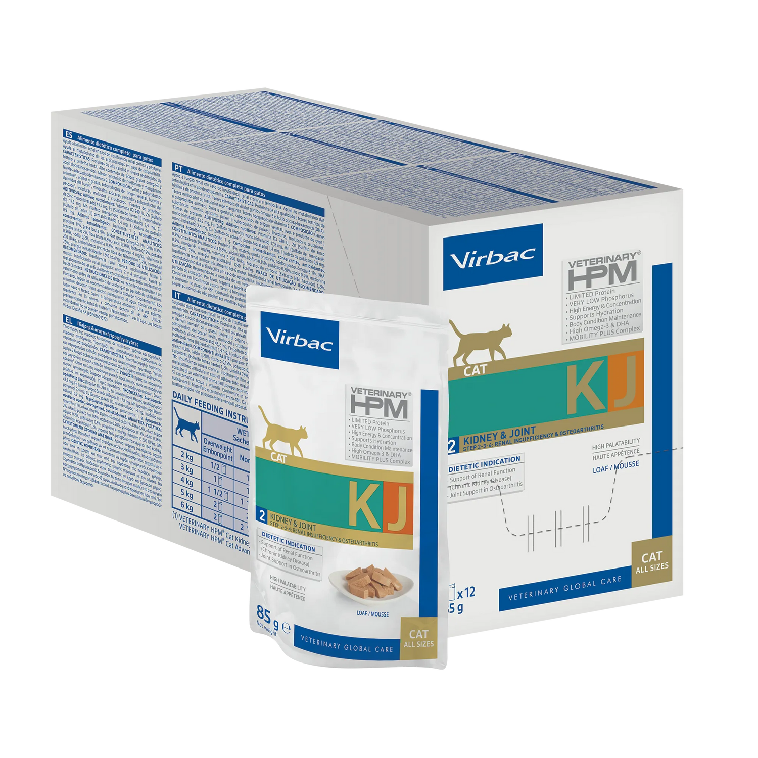 VIRBAC VETERINARY HPM Diététique Early Kidney Joint Sachet Repas