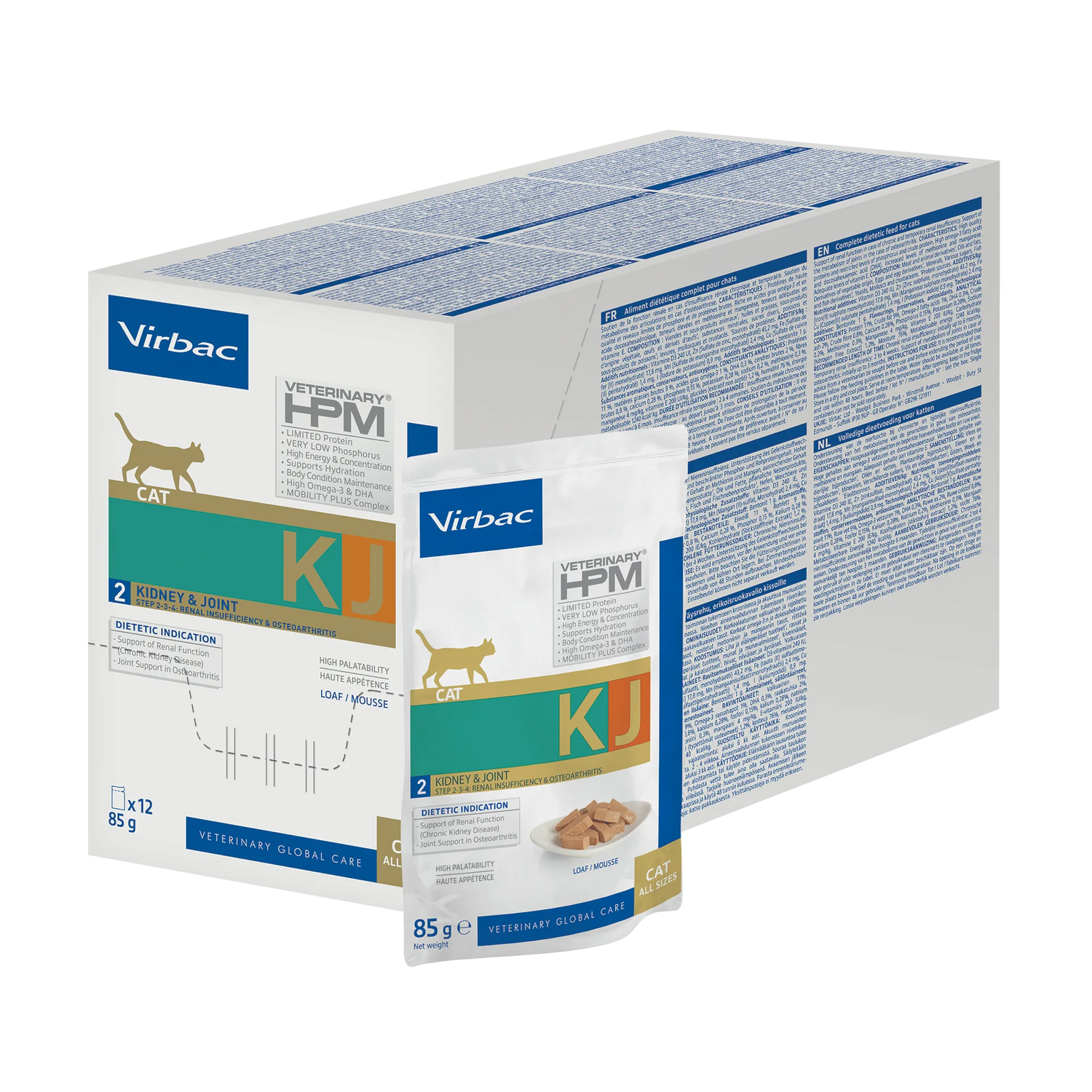 VIRBAC VETERINARY HPM Diététique Early Kidney Joint Sachet Repas