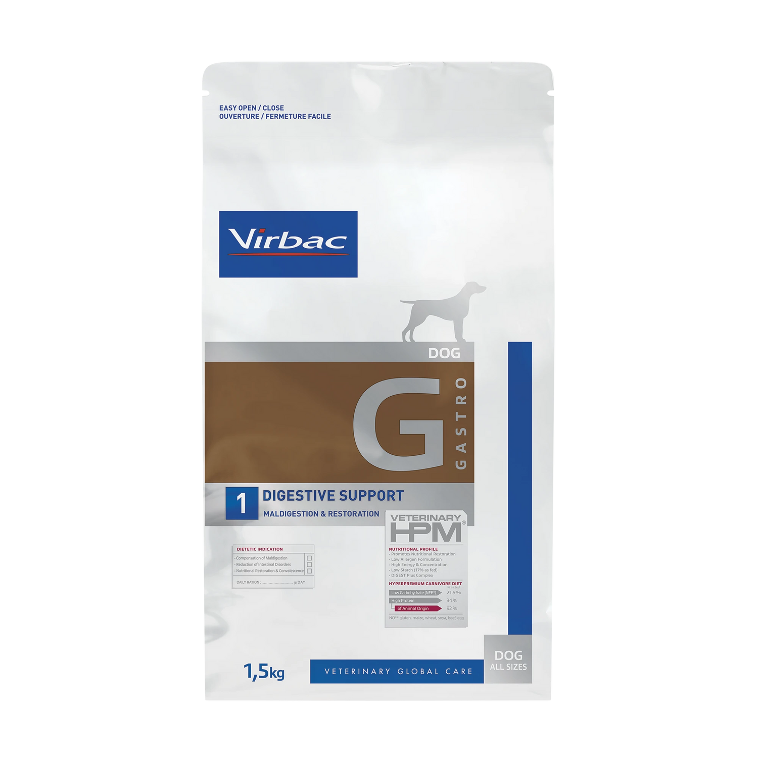 VIRBAC VETERINARY HPM Diététique Gastro Digestive Support